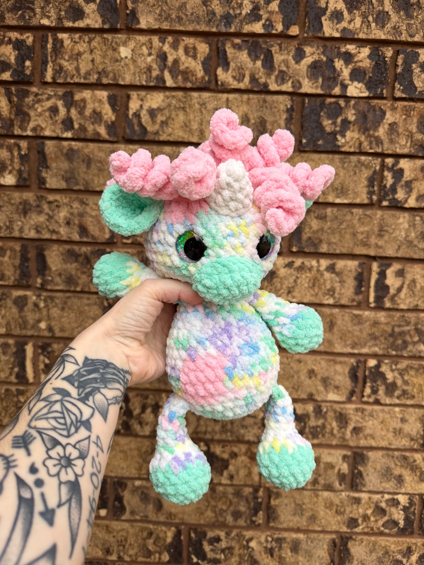 Pastel tie dye Unicorn