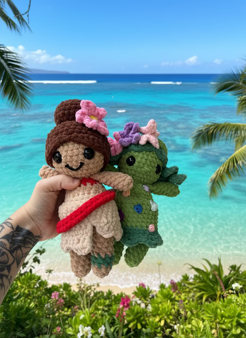 Moana and tifiti set