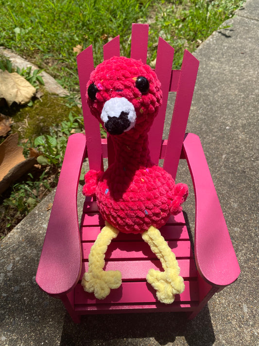 CROCHET KIT for Phoebe the Flamingo