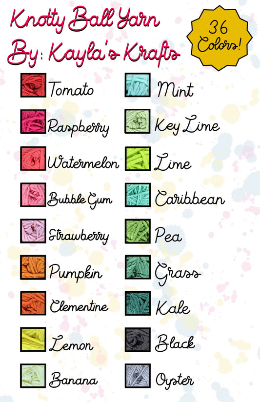 Knotty Ball Color Card PDF
