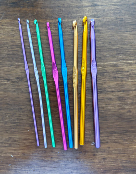 Pack of Crochet hooks