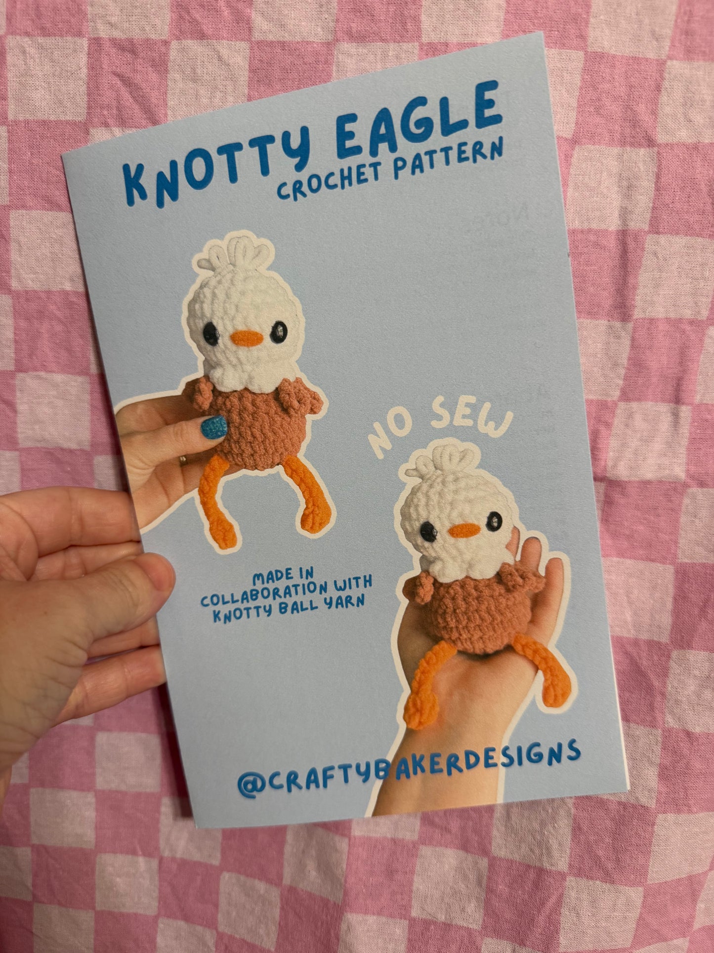 Knotty Eagle crochet kit