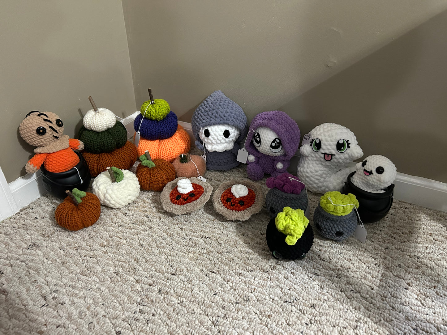 Fall/ Halloween plushies