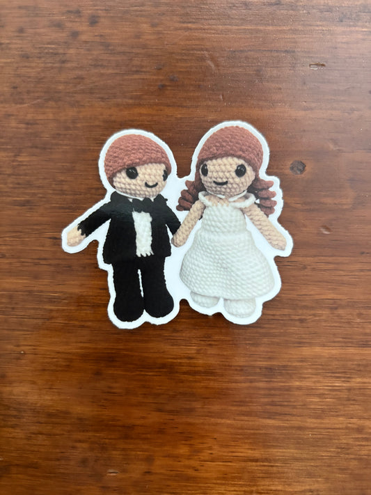 Wedding Doll Sticker